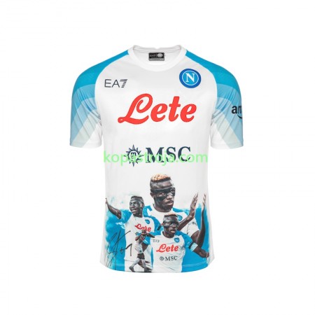 Billiga Fotbollströjor SSC Napoli Face Game Osimhen 9 Hemma tröja 2022/23 Kortärmad